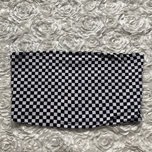 Arden’s checkered crop top size XL